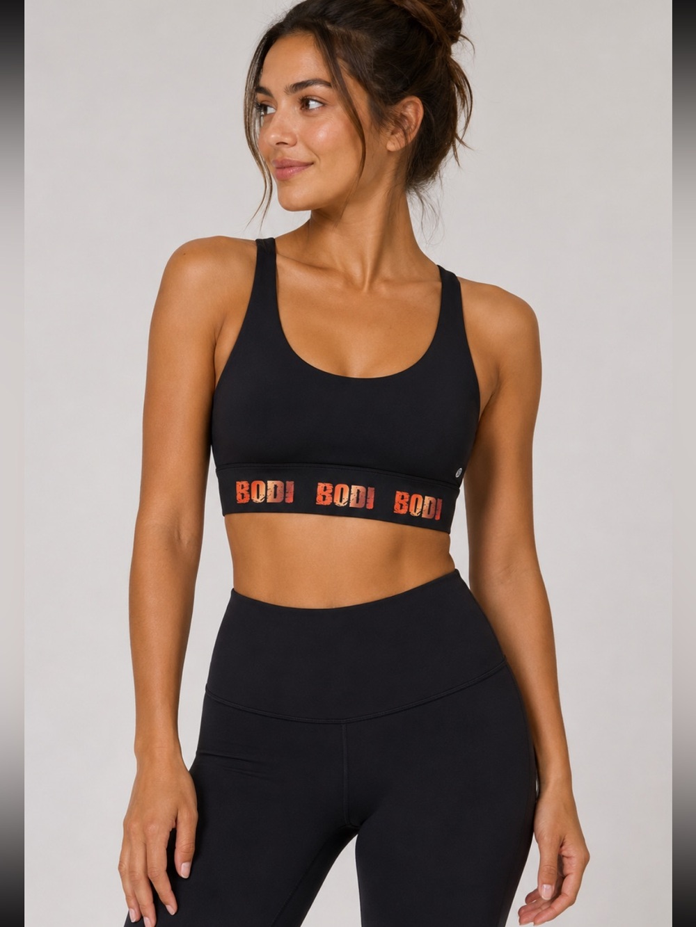 #588 Lululemon Align Bra BODi Edition Reversible Black Size 6 Rare